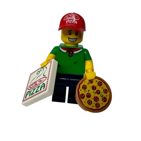 LEGO Pizza Delivery Guy CMF Series 12 71007 minifigure Mini Fig