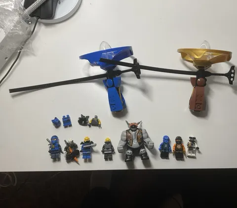 LEGO NINJAGO RARE Minifigure Lot, Killow, jay and Cole flyer, and others.