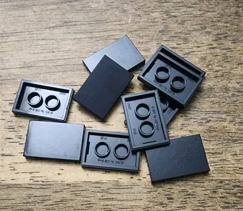 LEGO Black 2 X 3 Tile. QTY 10. Part No. 26603.