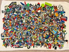 Lego Bulk Lot over 12 Pounds of Assorted Lego Pieces Includes some Mini-figures