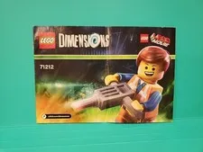 LEGO Dimensions Fun Pack Movie Emmet 71212 Instruction Guide MANUAL ONLY