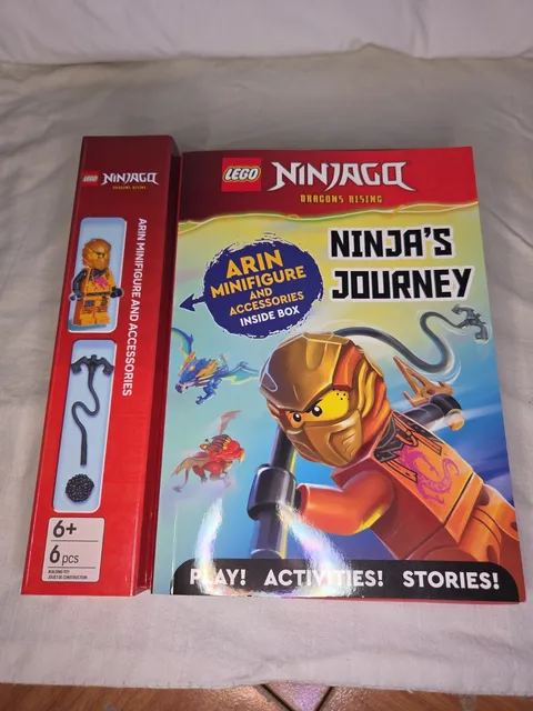 LEGO Ninjago Ninja's Journey Kids Book w/Minifigure - Dragons Rising - NEW