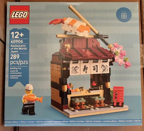 LEGO 40906 Restaurants of the World Japan Set 289-Pieces Sushi Building Kit NEW