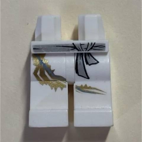 LEGO ninjago Minifigure Legs dx zane used little crack on the back