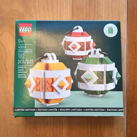 LEGO 40604 GWP Christmas Decor Set Limited Edition Seasonal NIB