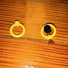 LEGO Yellow Ring 3 x 3 with Stud Holder 3917 Sonic the Hedgehog rings