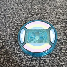 LEGO Trans-Light Blue Round Tile Printed Disc 1 Piece Plastic Part