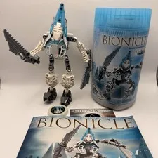 LEGO Bionicle Keerakh 8619 Vahki Metru Nui Complete Canister Manual Vintage 2004