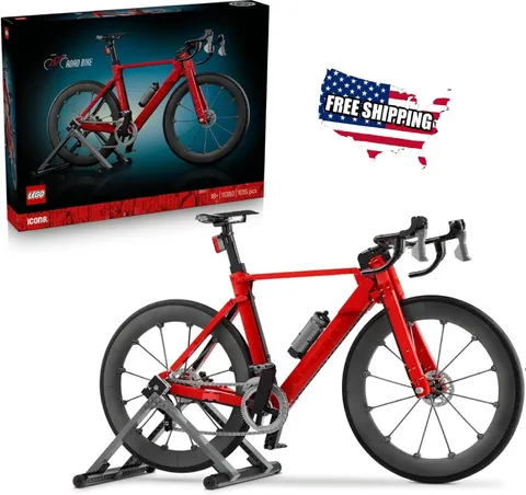 11380 - LEGO Icons Road Bike - Building Set for Adults, Ages 18+ - Racing Bike