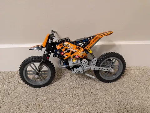 LEGO Technic 42007 Moto Cross Bike – Complete Display Model