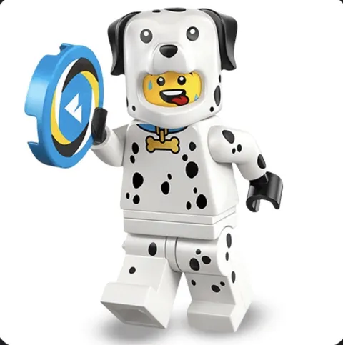 Lego Col28 - Dalmatian Costume Fan, Series 28 Complete Set