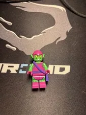 LEGO Green Goblin Minifigure 76057 Spider-Man Web Warriors Battle EXCELLENT