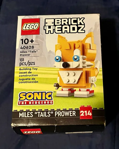 LEGO BrickHeadz Sonic the Hedgehog Miles "Tails" Prower 40628 131-Piece 10+