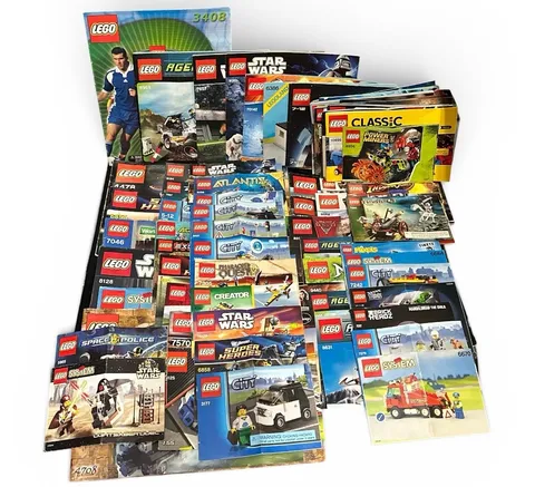70+ LEGO Instruction Manuals Only Star Wars Harry Potter City Retired Sets Lot
