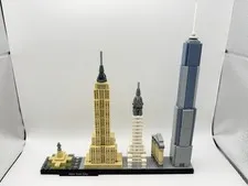 LEGO ARCHITECTURE 21028 - New York City, 100% COMPLETE, No Box, No Manual