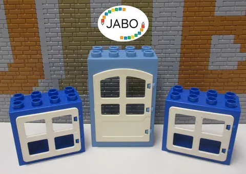 (RB 2) LEGO Duplo 1x Door 2x Windows for Farm House