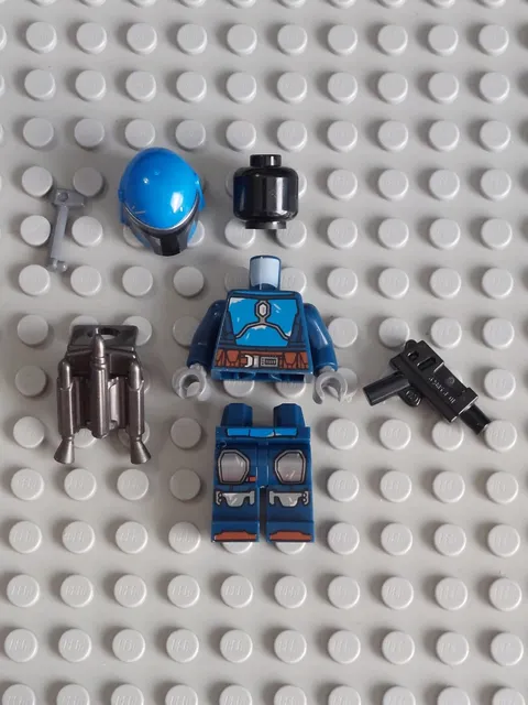 Lego 75373 Mandalorian Warrior Minifigure with blaster - Unassembled - New