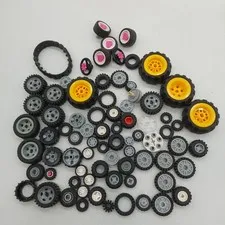 Lego Tires Wheels Axel Car Truck Motorcycle Replacement Part Vehicle Lot READ