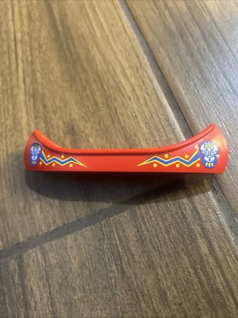 Lego Red Islanders Pattern Minifigure Canoe Boat