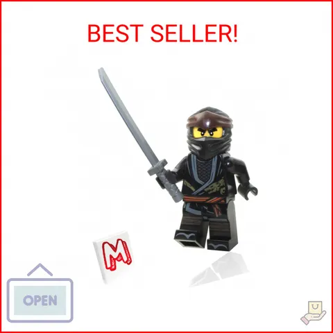 LEGO NINJAGO Minifigure - Cole (Legacy) with Silver Shamshir Sword 70670