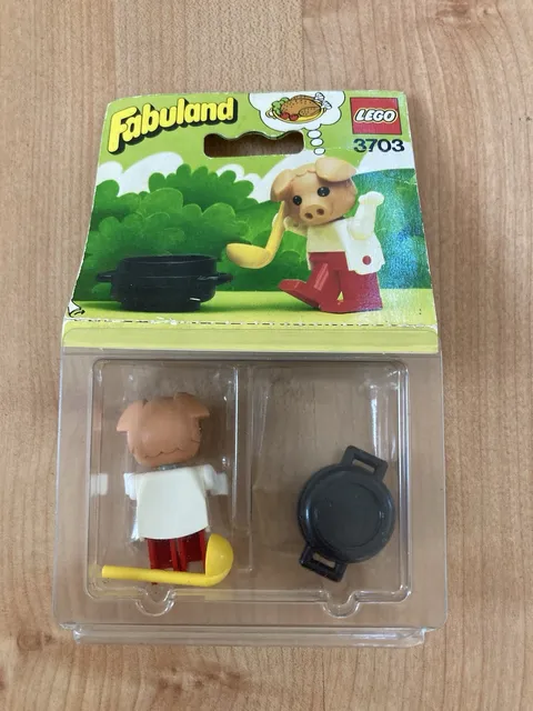 Lego vintage fabuland 3703 Peter Pig the Cook new sealed