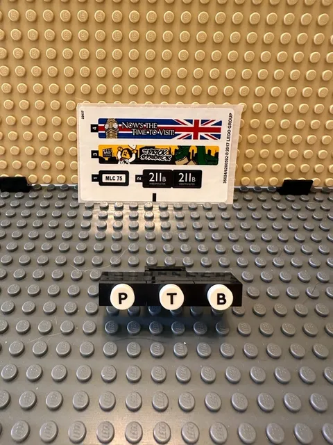Genuine New LEGO Sticker Sheet 40220 London Mini Bus