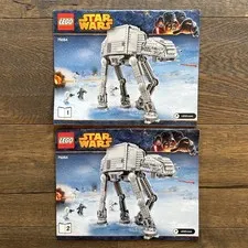Lego Star Wars Instruction Manual COMPLETE Books 1+2 #75054 AT-AT