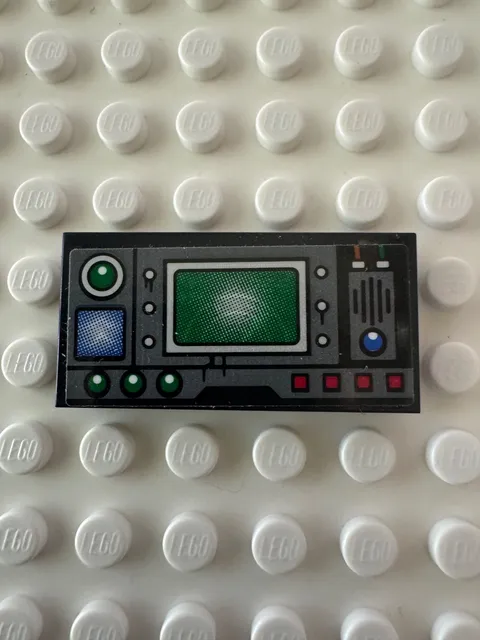 LEGO Tile 2 x 4 with Control Panel and Radar Screen 87079pb0425 Set 70603