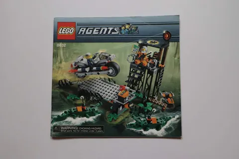 LEGO® Agents 8632 Swamp Raid Instruction Manual Only!