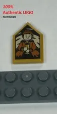 LEGO NEW 2x3 Pearl Gold Tile Helga Hufflepuff Portrait (1x) 540660 Brick 35341