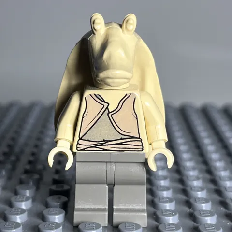 LEGO Star Wars Episode 1 - Jar Jar Binks Minifigure SW0017 (Genuine) - 3J