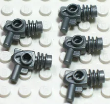 LEGO® 5x Pearl Gray Laser Space Ray Gun Blaster Weapon Minifigure Utensil