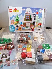 LEGO DUPLO - 10976 - Santa's Gingerbread House - Complete w/ Manual - Ships Fast