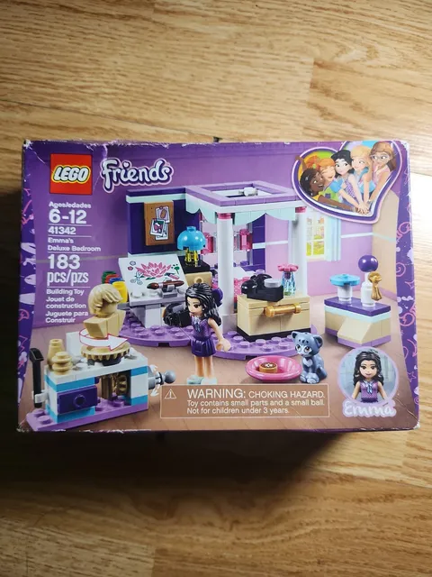 Lego Friends  41342 - Emma's Deluxe Bedroom (Art/Pottery Studio) BRAND NEW