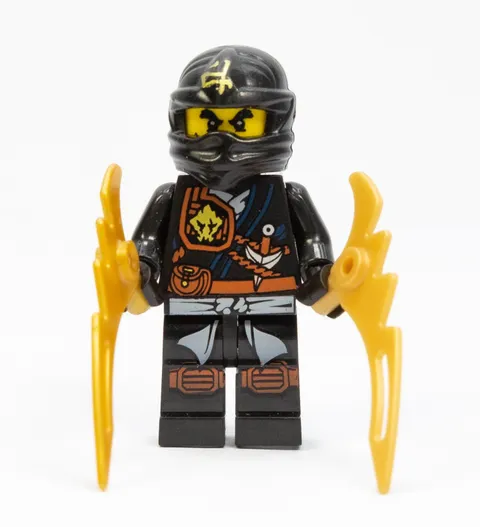 LEGO Ninjago Cole Zukin Robes njo162 Minifigure Genuine Complete Dual Blades