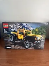 NIB Sealed LEGO Technic #42122 Yellow Jeep Wrangler Rubicon - Retired Set