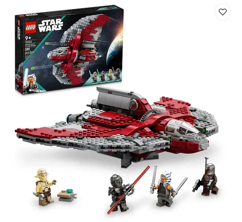LEGO Star Wars 75362 Ahsoka Tano's T-6 Jedi Shuttle Fully Complete w/ Minifigs