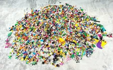 1.5 lbs LEGO Minifigure Pieces Bulk Lot - Weapons Tools Hair Capes Armor Parts