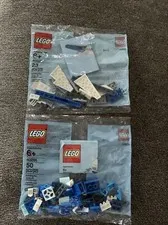 (2) LEGO LOT 40286 Mini ICE DRAGON  Nov2018 & 40321 Mini JET FIGHTER Jan2019 NEW