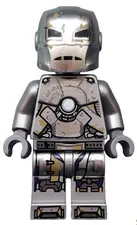 Iron Man - Mark 1 Armor, Trans-Clear Head - Used LEGO