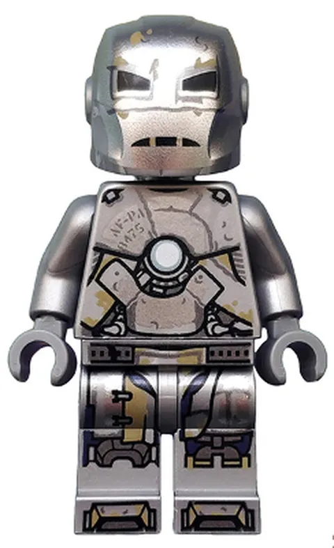 Iron Man - Mark 1 Armor, Trans-Clear Head - Used LEGO