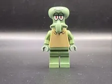 LEGO MINIFIGURE SPONGEBOB SQUAREPANTS SQUIDWARD - MODIFIED HEAD BOB020