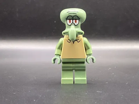 LEGO MINIFIGURE SPONGEBOB SQUAREPANTS SQUIDWARD - MODIFIED HEAD BOB020