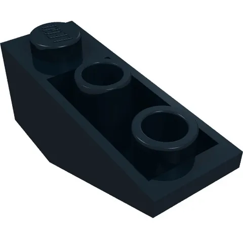 LEGO Part 4287a - Black Brick Sloped Inverted 34° 3 x 1 without Internal Stopper