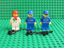 Lot LEGO Classic Town Minifigures Vintage Garage Octan Oil Mechanic CITY Race G7