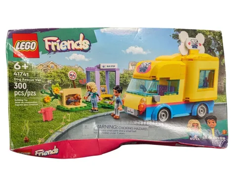 LEGO Friends Dog Rescue Van 41741 NEW Sealed BAD BOX