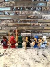 Ninjago dx lloyd kai jay zane cole StoneArmor Kai Custom Lego Lot of 6!🔥
