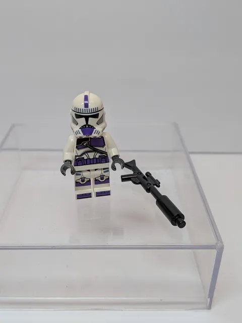 LEGO Star Wars The Clone Wars Clone Trooper 187th Legion sw1207 w/Weapon GUC
