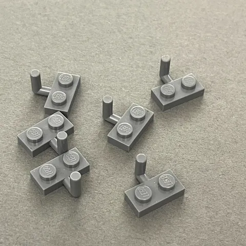 Lego 4623 Dark Gray Replacement Parts Pieces Lot of 6