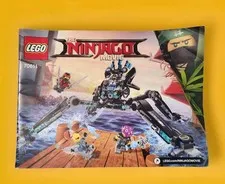 Lego Ninjago Movie Water Strider 70611 - Mostly Complete - Manual Included